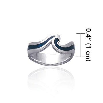 A happy moment when out to play with the sea waves ~ Sterling Silver Ring TR3603 - Jewelry